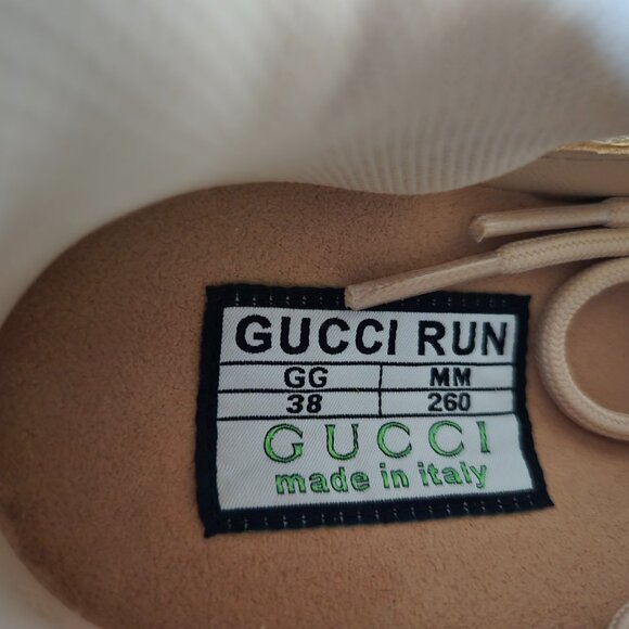 NIB Gucci Tela GG Crystal Mesh Runner Sneakers IT 38 US 8 - Picture 8 of 10